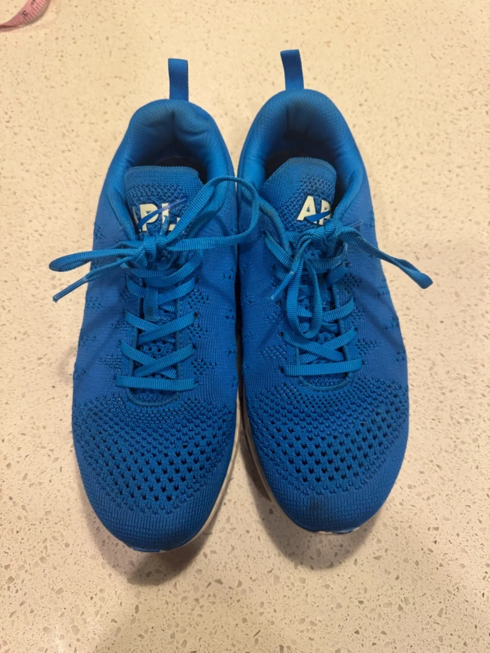 APL Techloom Men’s 9(W10.5) Sneakers Blue - slight stain on shoes